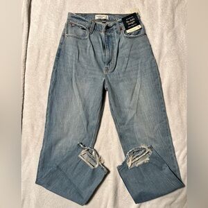 Abercombie and fitch the ankle straight ultra high rise | curve love